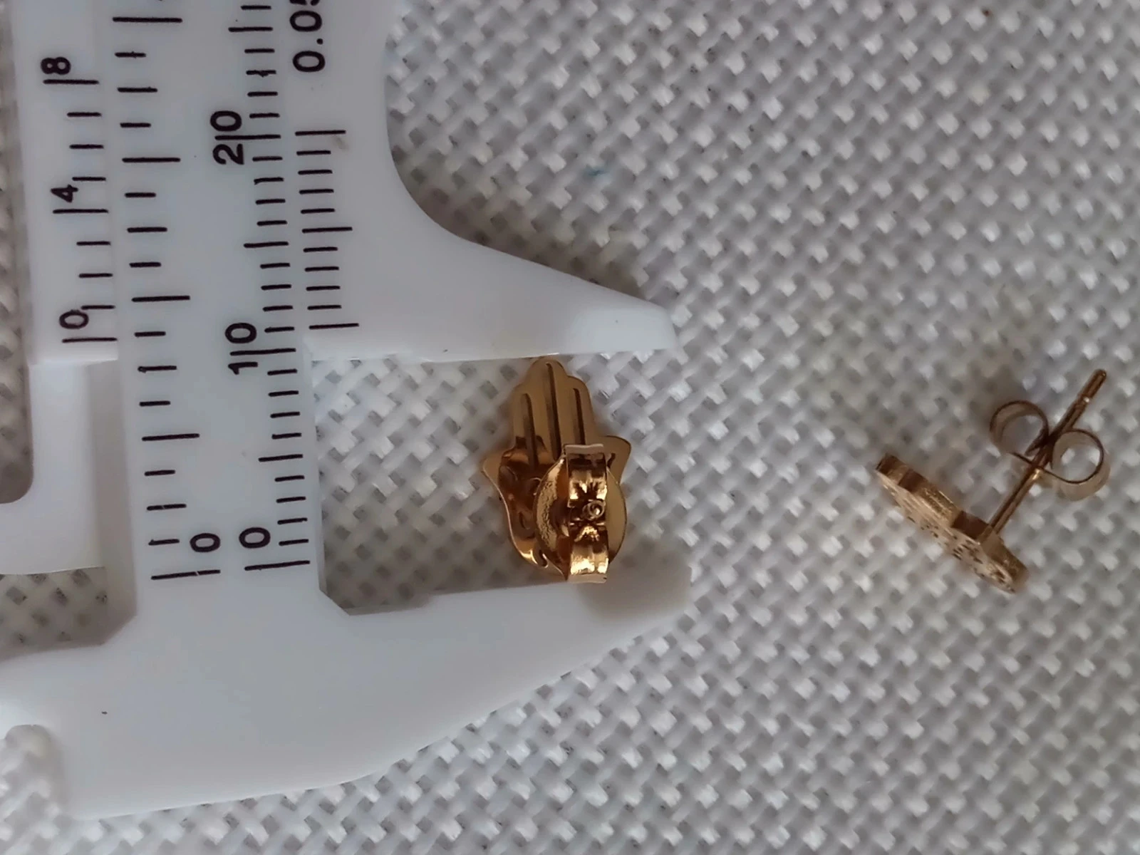 Boucles d'oreilles amulettes mains – photo 3